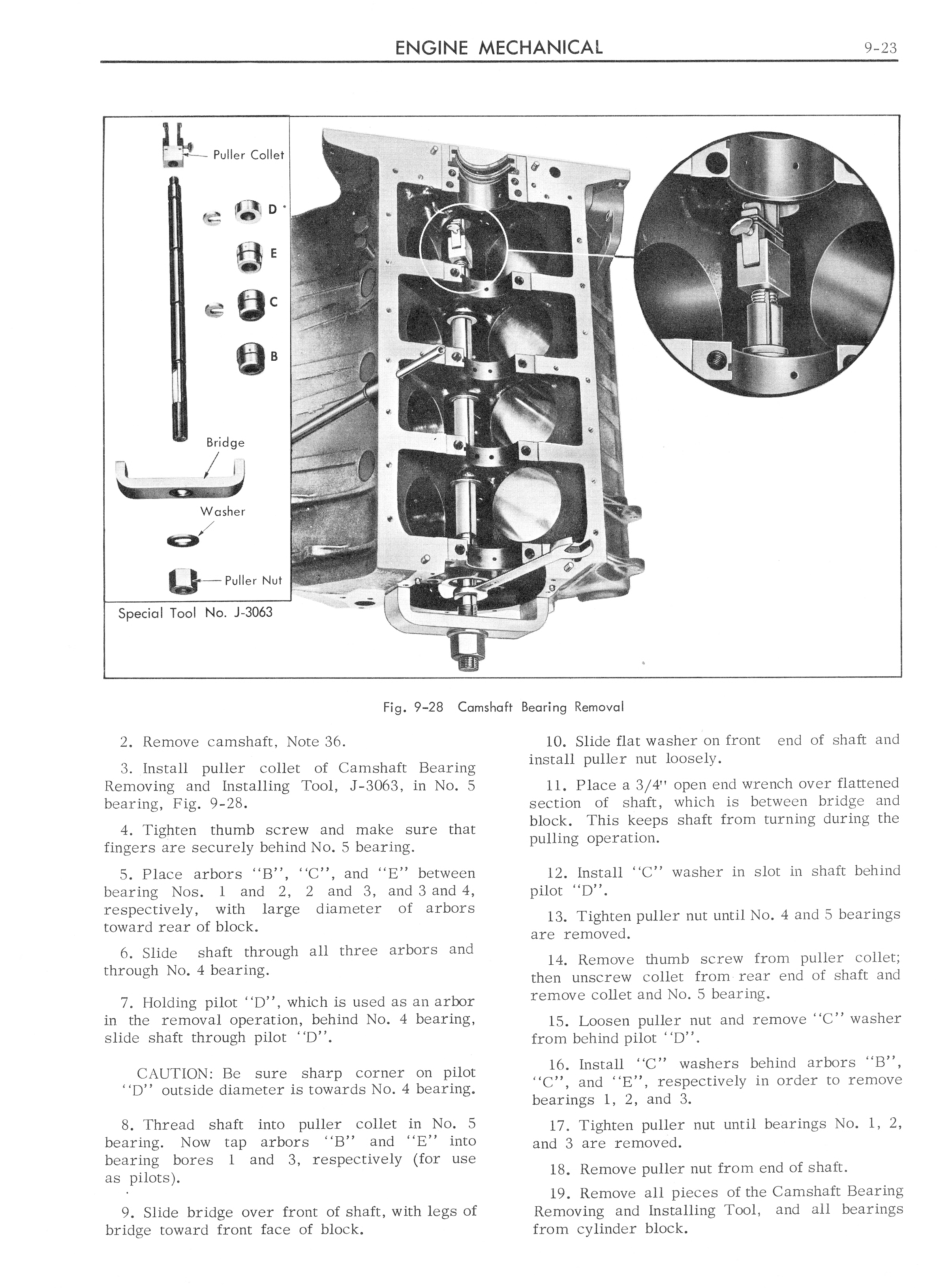 1962 Cadillac Shop Manual - Engine Mechanical Page 23 of 32